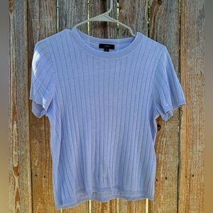 J Crew Silk Cashmere Blend Cropped Shirt